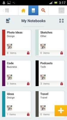 Springpad, записная книжка, онлайн, iOS, iPad, iPhone, android