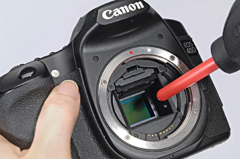 чистка матрицы фотоаппарата от пыли