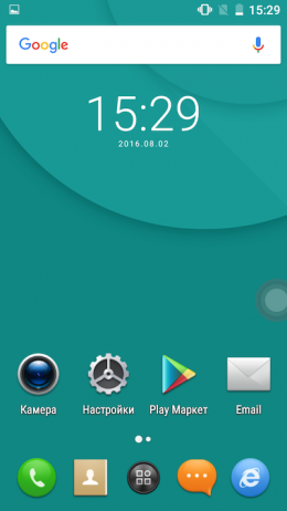 Doogee T6 Pro, рабочий стол