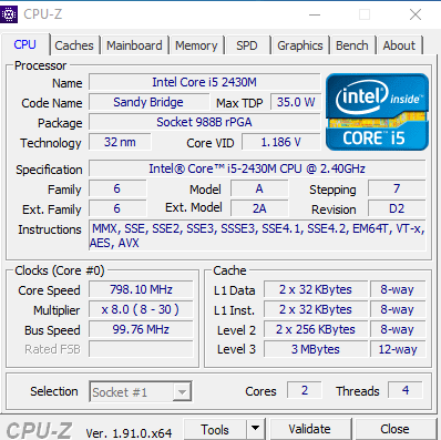 CPU-Z i5